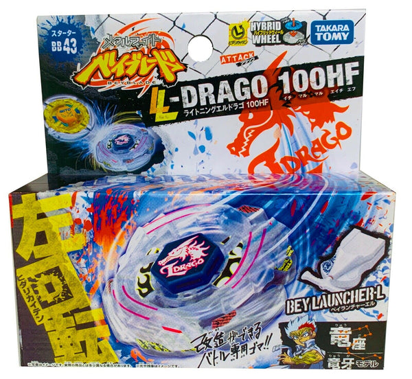 TAKARA TOMY Lightning L-Drago 100HF Metal Beyblade BB-43 - BeyWarehouse