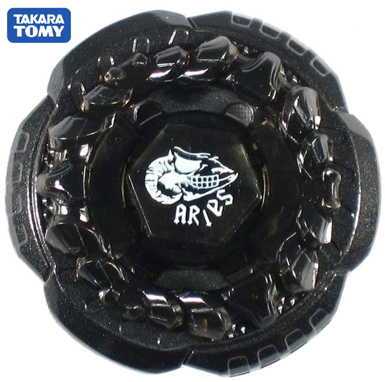 Takara Tomy Rock Aries ED145D Black WBBA Metal Masters Beyblade - BeyWarehouse