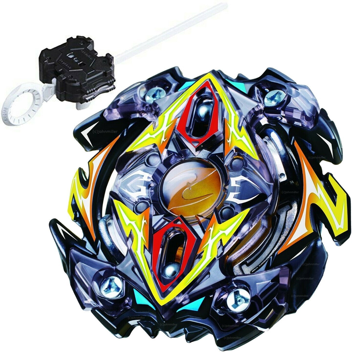 Takara Tomy Zillion Zeus / Zeutron Burst Beyblade B-59 With Launcher - BeyWarehouse